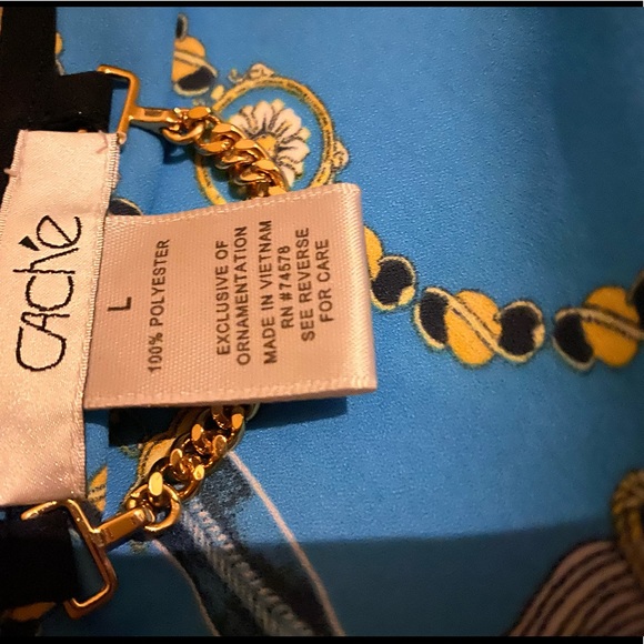 Cache Baroque print light zipper jacket - Picture 5 of 5